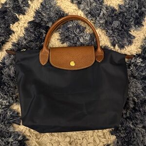 Longchamp Le Pliage Original S Navy Handbag